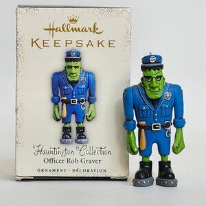 Hallmark Keepsake Ornament Officer Rob Graver Hauntington Collection